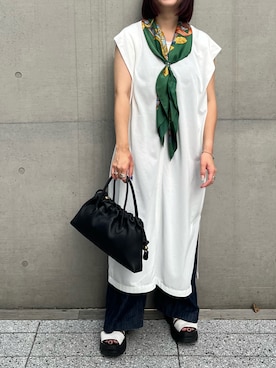 「TOFF&LOADSTONE（トフアンドロードストーン）のアイテム」を使った、ayakaさん（レディース・156cm）の秋コーディネート