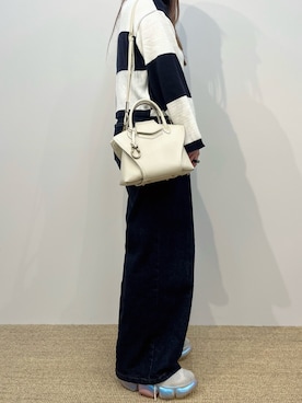 「TOFF&LOADSTONE（トフアンドロードストーン）のアイテム（ハンドバッグ）」を使った、ayakaさん（レディース・156cm）の春コーディネート