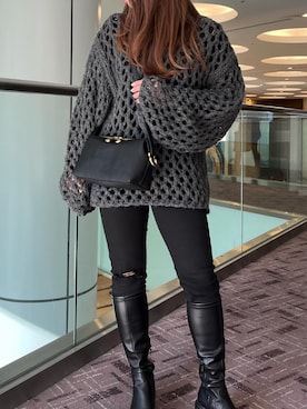 「TOFF&LOADSTONE（トフアンドロードストーン）のアイテム」を使った、ayakaさん（レディース・156cm）の冬コーディネート