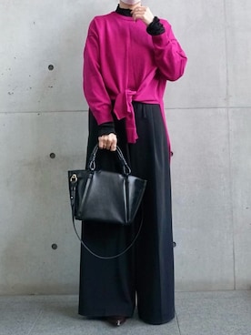 「TOFF&LOADSTONE（トフアンドロードストーン）のアイテム」を使った、ayakaさん（レディース・156cm）の春コーディネート