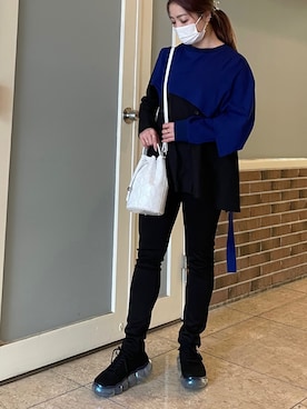 「TOFF&LOADSTONE（トフアンドロードストーン）のアイテム」を使った、ayakaさん（レディース・156cm）の春コーディネート