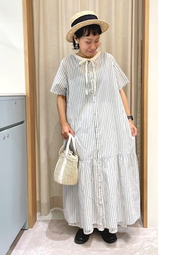 あさいまりこさん(レディース・151cm)の夏コーディネート