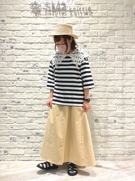 あさいまりこさん（レディース・151cm）の春コーディネート