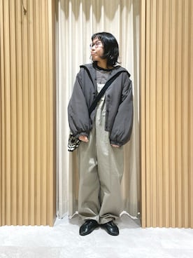 「Samansa Mos2（サマンサ モスモス）のアイテム（ジャケット/アウター）」を使った、あさいまりこさん（レディース・151cm）の冬コーディネート