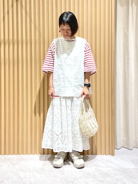 あさいまりこさん（レディース・151cm）の春コーディネート