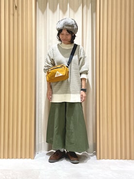 あさいまりこさんの「【KELTY×SamansaMos2】ぽこぽこモックネックニット」を使ったコーディネート