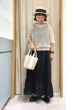 あさいまりこさん（レディース・151cm）の夏コーディネート