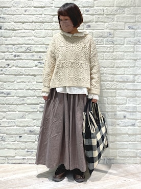 あさいまりこさん（レディース・151cm）の秋コーディネート