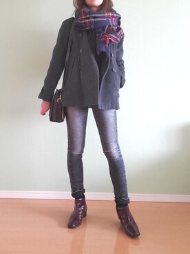 Mさん（レディース・168cm）の冬コーディネート