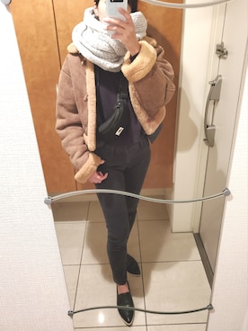 Mさん(レディース・168cm)の冬コーディネート