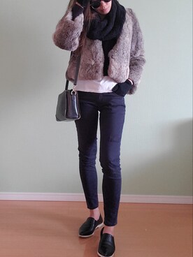 Mさん(レディース・168cm)の冬コーディネート