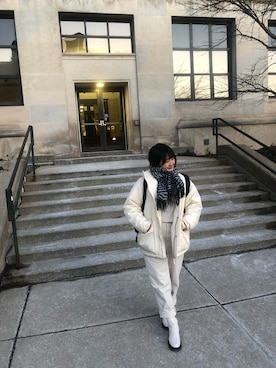 「MILESTO（ミレスト）のアイテム」を使った、Salmon❤️さん（レディース・152cm）の冬コーディネート