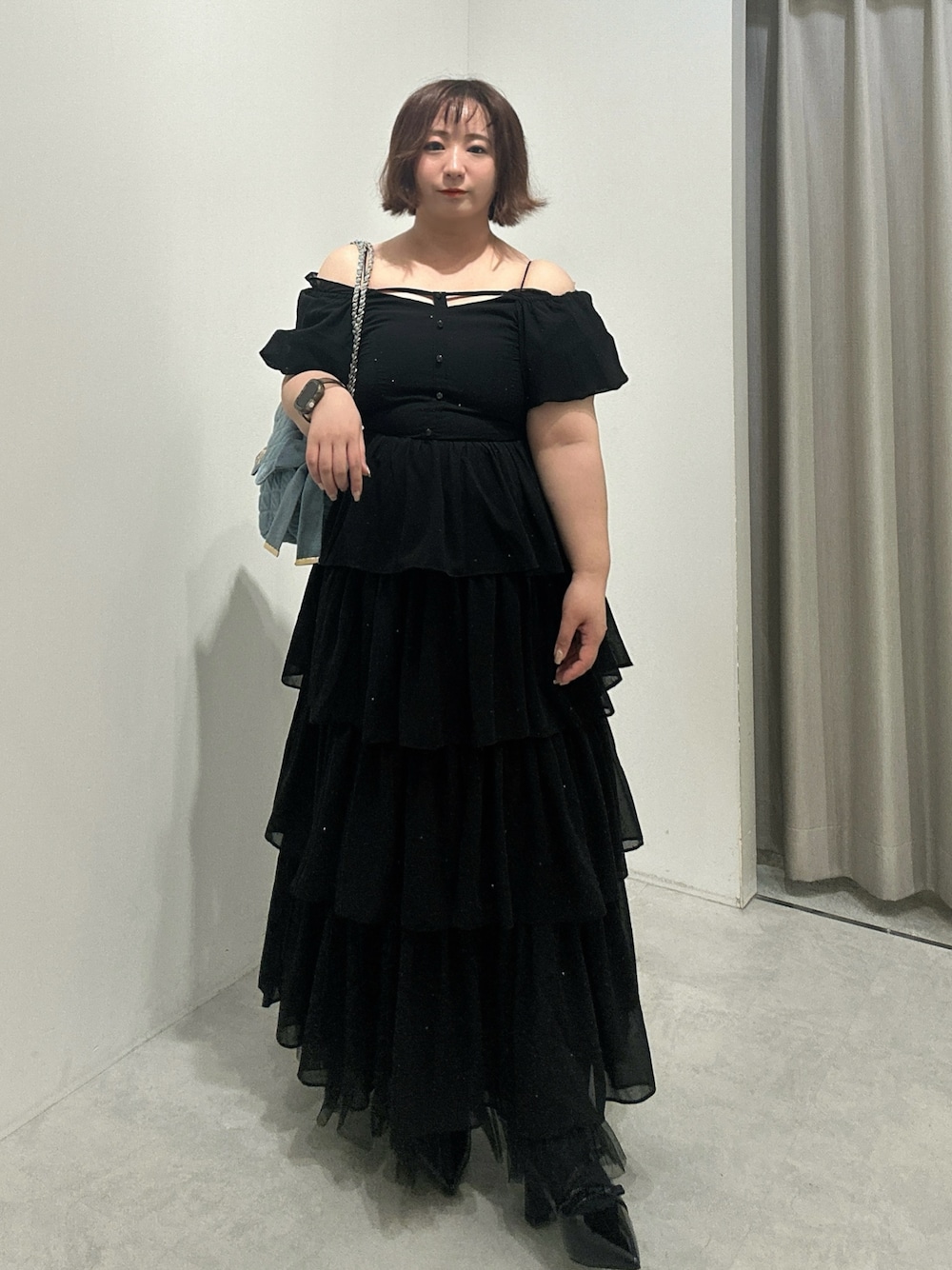 セール】【Black Ribbon Collection】バックリボンティアード