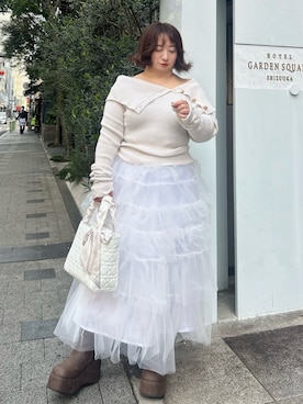 oshiiiige17さん（レディース・142cm）の冬コーディネート