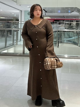 「アイテム（ブーツ）」を使った、oshiiiige17さん（レディース・142cm）の秋コーディネート