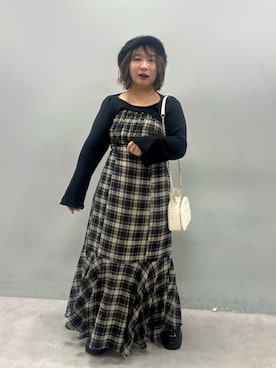 「アイテム（ワンピース/ドレス）」を使った、oshiiiige17さん（レディース・142cm）の秋コーディネート