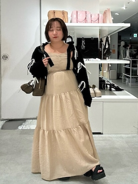 「アイテム（ボストンバッグ）」を使った、oshiiiige17さん（レディース・142cm）の夏コーディネート