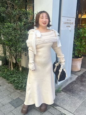 「アイテム（ワンピース/ドレス）」を使った、oshiiiige17さん（レディース・142cm）の秋コーディネート