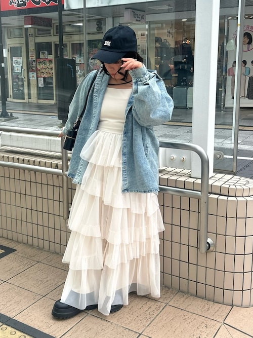 one after another NICE CLAUPのトップスを使ったコーディネート