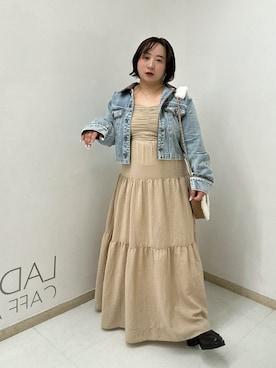 「アイテム（ワンピース）」を使った、oshiiiige17さん（レディース・142cm）の夏コーディネート