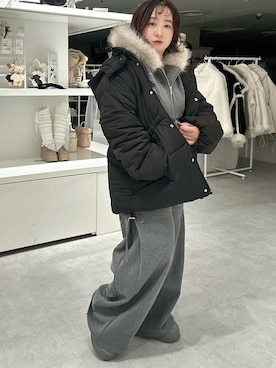 「アイテム（パンツ）」を使った、oshiiiige17さん（レディース・142cm）の冬コーディネート