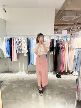 りぃさん（レディース・156cm）の夏コーディネート