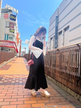 りぃさん（レディース・156cm）の秋コーディネート