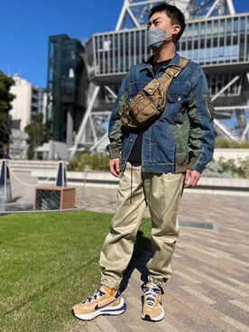 Sacai(サカイ)のデニムジャケットを使った人気ファッション ...