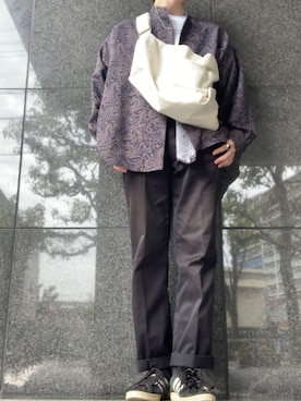 「BEN DAVIS（ベンデイビス）のアイテム（デニムパンツ）」を使った、jp_peさん（メンズ・173cm）の春コーディネート