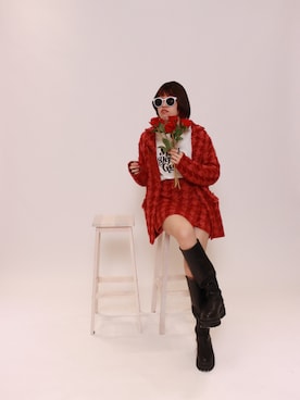 「jouetie（ジュエティ）のアイテム（その他アウター）」を使った、nonchankanonさん（レディース・160cm）の秋コーディネート