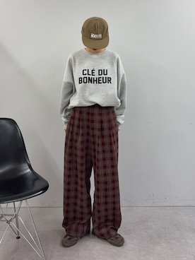 「アイテム（スウェット）」を使った、kkyn78さん（レディース・159cm・20代）の秋コーディネート