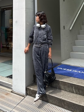 「FILA（フィラ）のアイテム」を使った、たけさきさん（レディース・160cm）の秋コーディネート