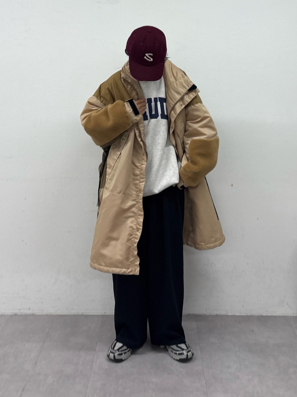 etsinta/エシンタ】モンスター中綿オーバーコートを使った人気