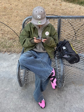 たけさきさん（レディース・160cm）の冬コーディネート