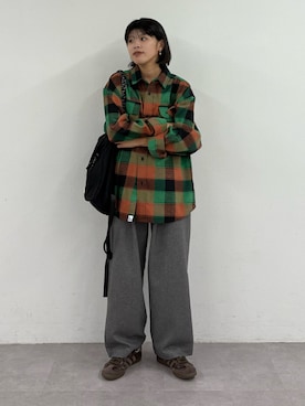 「アイテム（シャツ/ブラウス）」を使った、kkyn78さん（レディース・160cm・20代）の秋コーディネート