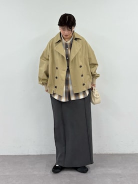 たけさきさん（レディース・160cm）の冬コーディネート