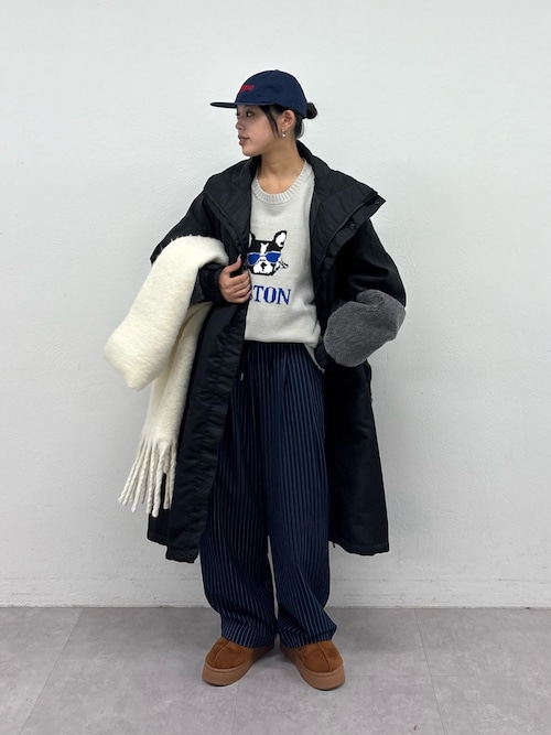 2サイズ展開》【etsinta/エシンタ】モンスター中綿オーバーコート