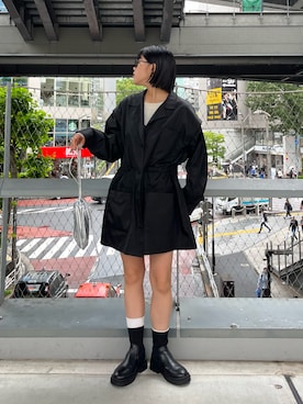 「CIAOPANIC TYPY（チャオパニックティピー）のアイテム（ナイロンジャケット）」を使った、kkyn78さん（レディース・159cm）の秋コーディネート