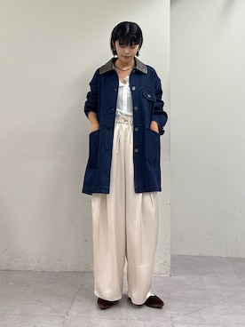 「アイテム（その他アウター）」を使った、kkyn78さん（レディース・160cm・20代）の秋コーディネート