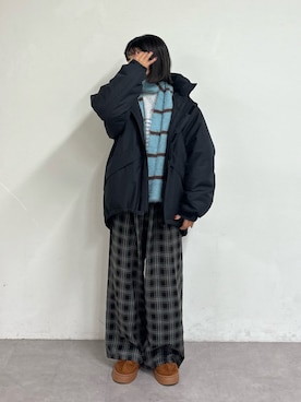 「アイテム（サンダル）」を使った、kkyn78さん（レディース・160cm）の秋コーディネート