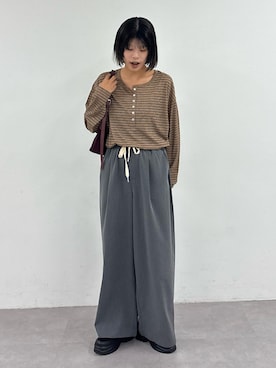 「アイテム（トップス）」を使った、kkyn78さん（レディース・160cm・20代）の秋コーディネート