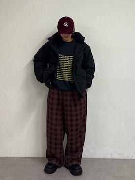 「アイテム（ダウンジャケット/コート）」を使った、kkyn78さん（レディース・160cm）の秋コーディネート