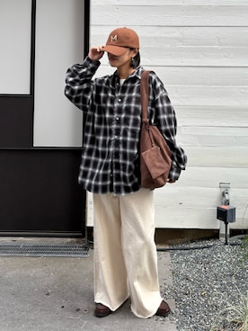 「アイテム（キャップ）」を使った、kkyn78さん（レディース・159cm・20代）の秋コーディネート