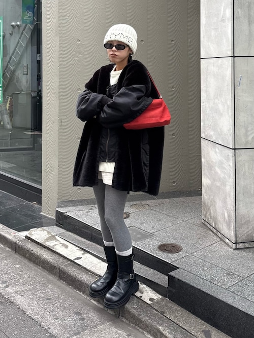 CIAOPANIC TYPY【etsinta/エシンタ】ファー切替ジャケット CIAOPANIC TYPY（チャオパニックティピー）の「【etsinta