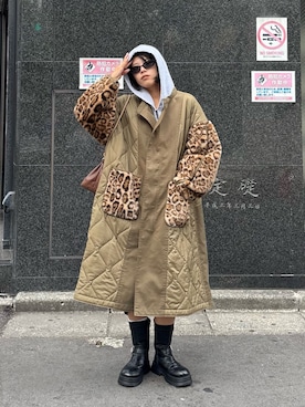 「アイテム（モッズコート）」を使った、kkyn78さん（レディース・160cm・20代）の秋コーディネート