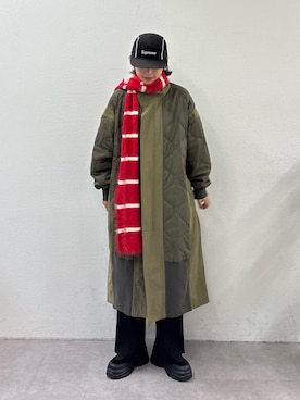 「アイテム（モッズコート）」を使った、kkyn78さん（レディース・160cm）の秋コーディネート