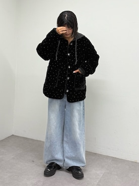 「アイテム（ノーカラーコート）」を使った、kkyn78さん（レディース・160cm）の秋コーディネート