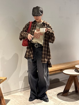 たけさきさん（レディース・160cm）の冬コーディネート