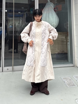 「アイテム（モッズコート）」を使った、kkyn78さん（レディース・160cm・20代）の秋コーディネート