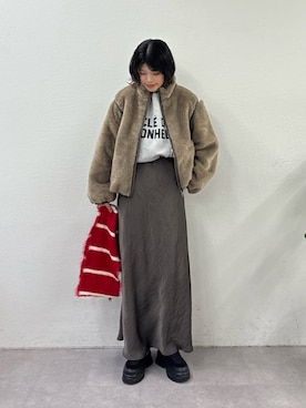 「アイテム（スウェット）」を使った、kkyn78さん（レディース・160cm・20代）の秋コーディネート